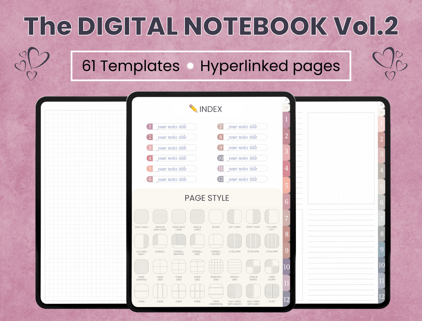 ULTIMATE Productivity Pack (Time Management, Beautiful Digital Notebook Upgrade and Tons of Stickers)