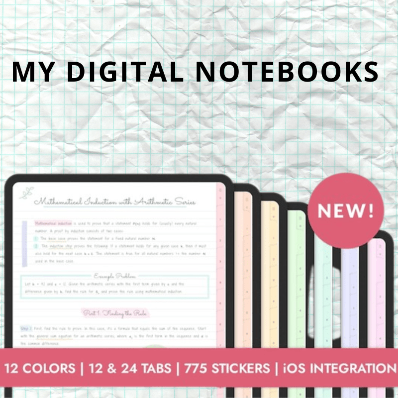 My Digital Notebooks with Tabs