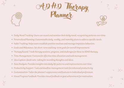 ADHD Therapy Planner