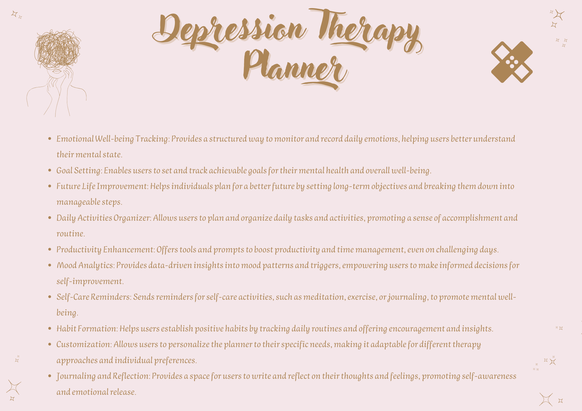 Depression Therapy Planner